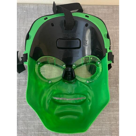 Marvel Incredible Hulk Power Glow Hasbro Mask Eyes Light Up 2008 - Picture 10 of 14